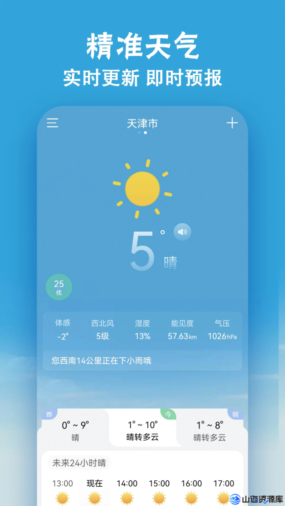 小云天气 v5.5.9 去广告解锁VIP会员版APP
