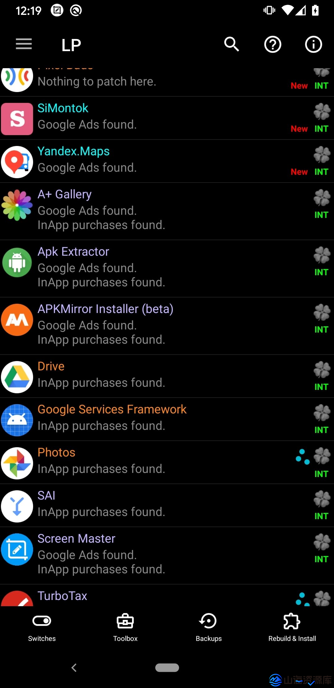 Lucky Patcher v11.9.7 幸运破解器，通用APP去广告破解神器，最新版